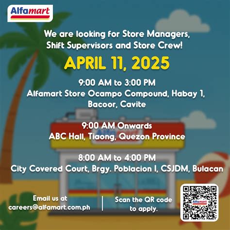 qr code bacoor cavite|JOB OPENINGS – Alfamart.